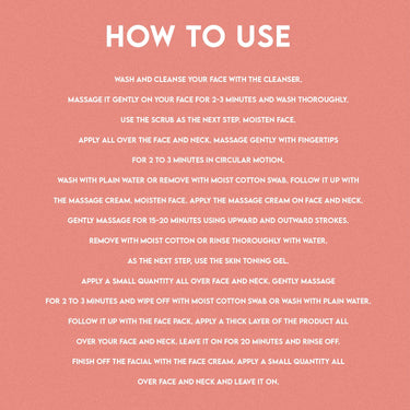 Jovees Herbal Mini Fruit Facial Kit For Hydrated Skin, Reduces Fine Lines, Tanning & Dullness With 6 Easy Step | Kit for Enhance Natural Glow 63g (Single Use)